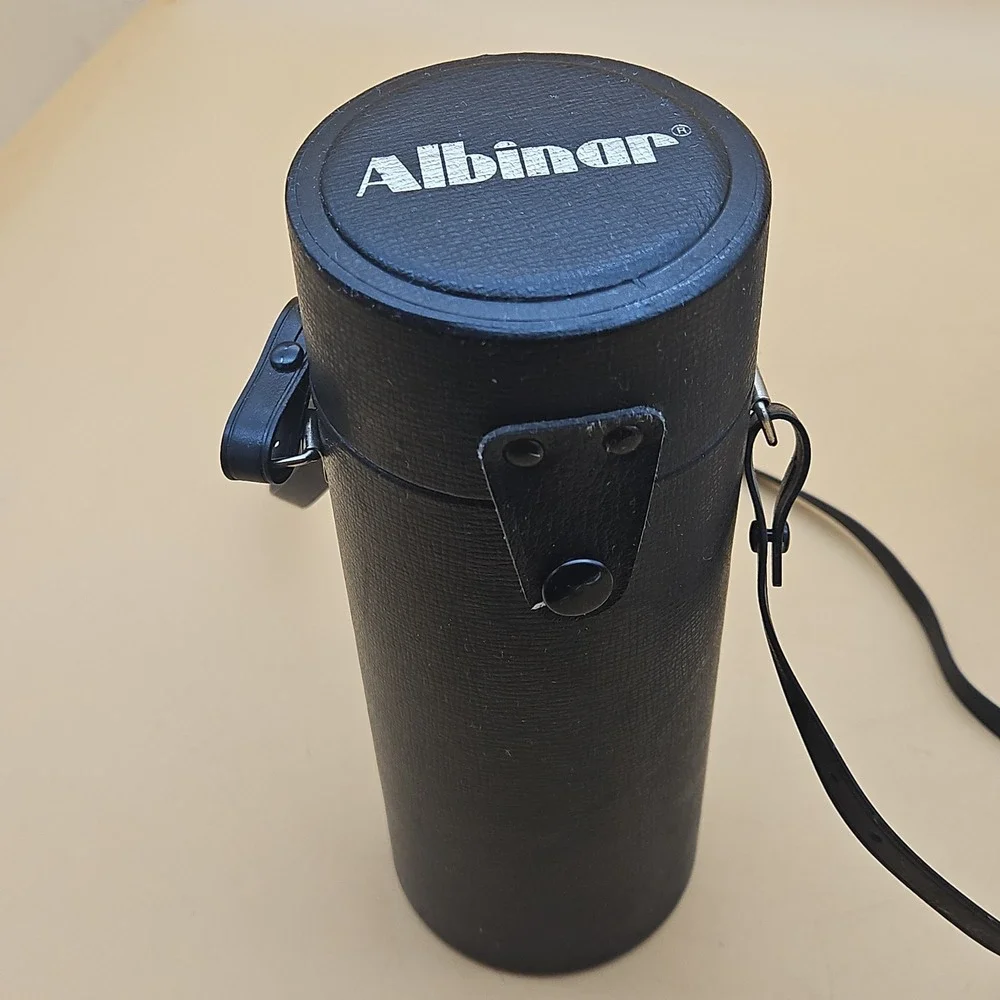 Albinar ADG 75-300mm Telephoto Zoom Lens f/5.6 Canon Mount W/ Carrying Case